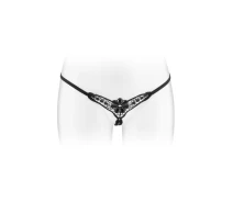Придбати - жіночу еротичну білизну  Трусики-стрінги Fashion Secret DANUTA S/M Black (SO2257)