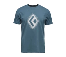 Придбати - чоловічу футболку  Футболка чоловіча Black Diamond M Chalked Up 2.0 SS Tee S Синій (BD 7524074064SML1)