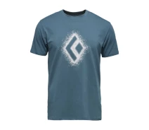 Придбати - чоловічу футболку  Футболка чоловіча Black Diamond M Chalked Up 2.0 SS Tee M Синій (BD 7524074064MED1)