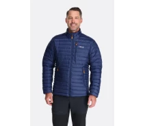 Придбати - чоловічий пуховик  Куртка чоловіча Rab Microlight Down Jacket S Синьо-оранжевий (5059913008806)