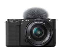 Придбати - фотоапарат  Бездзеркальний фотоапарат Sony ZV-E10 Kit 16-50mm f3.5-5.6 OSS Black (ILCZVE10LB.CEC) UA [92199]