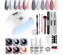 Придбати - лампу для манікюру  Vishine UV LED лампа для нігтів гелева лампа для нігтів, покращена 40 Вт світлодіодна ультрафіолетова лампа для нігтів (2394317808)