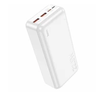 Придбати - універсальну мобільну батарею  Powerbank Hoco J101B PD20W+QC3.0(22.5W) 30000 mAh зі швидкою зарядкою повербанк 2xUSB White
