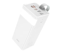 Придбати - універсальну мобільну батарею  Powerbank Hoco J86A PD20W+QC3.0(22.5W) 50000 mAh зі швидкою зарядкою та ліхтариком повербанк 2xUSB White