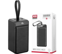 Придбати - універсальну мобільну батарею  Powerbank XO PR159 PD20W+QC3.0(22.5W) 60000 mAh зі швидкою зарядкою та ліхтариком повербанк 3xUSB Black