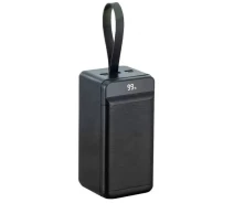 Придбати - універсальну мобільну батарею  Powerbank XO PR158 PD20W+QC3.0(22.5W) 50000 mAh зі швидкою зарядкою та ліхтариком повербанк 3xUSB Black