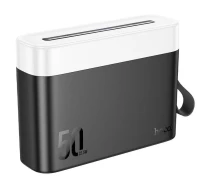 Придбати - універсальну мобільну батарею  Powerbank Hoco J94A PD20W+QC3.0(22.5W) 50000 mAh зі швидкою зарядкою та ліхтариком повербанк 2xUSB Black