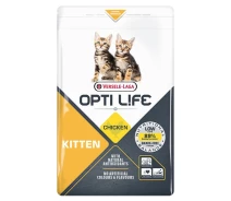 Придбати - корм для кота  Сухий корм з куркою та лососем для кошенят Opti Life Kitten, 1 кг