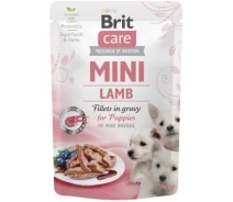 Придбати - корм для собаки  Вологий корм для собак Brit Care Mini для цуценят філе з ягняти в соусі (8595602560318) (812442-01)