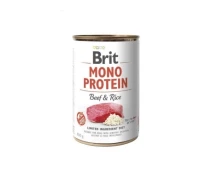 Придбати - корм для собаки  Вологий корм для собак Brit Care Mono Protein Beef and Rice з яловичиною та рисом (8595602555345) (812450-01)