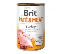 Придбати - корм для собаки  Вологий корм для собак Brit Care Pate and Meat для дорослих собак з індичкою (8595602557479) (812443-01)