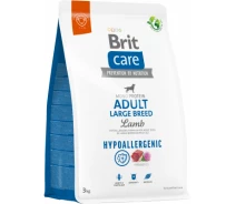 Придбати - корм для собаки  Сухий корм для собак Brit Care Dog Hypoallergenic Adult Large Breed з ягнятком 3 кг (8595602559084) (719681-01)