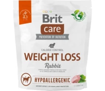 Придбати - корм для собаки  Сухий корм для собак Brit Care Dog Hypoallergenic Weight Loss із кроликом 1 кг (8595602559183) (681064-01)