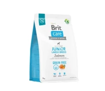 Придбати - корм для собаки  Сухий корм для собак Brit Care Dog Grain-free Junior Large Breed для великих порід з лососем 3 кг (8595602558872) (678788-01)