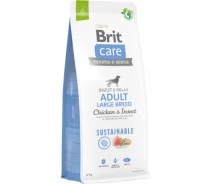 Придбати - корм для собаки  Сухий корм для собак Brit Care Dog Sustainable Adult Large Breed з куркою та комахами 12 кг (8595602558742) (692148-01)