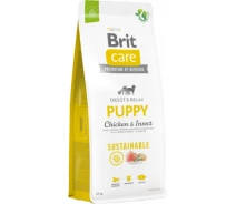 Придбати - корм для собаки  Сухий корм для собак Brit Care Dog Sustainable Puppy з куркою та комахами 12 кг (8595602558629) (692153-01)