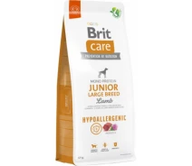 Придбати - корм для собаки  Сухий корм для собак Brit Care Dog Hypoallergenic Junior Large Breed з ягнятком 12 кг (8595602559046) (687894-01)