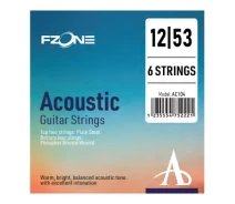 Придбати - струны для гитар  Струни для гітари Fzone Acoustic Phosphor Bronze (12-53) (AC104)