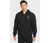 Придбати - чоловічий бомбер  Бомбер чоловічий Jordan Jumpman Full-Zip Fleece Hoodie S Чорний (DC9606-010)