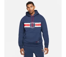 Придбати - чоловічий бомбер  Бомбер чоловічий Jordan Paris Saint-Germain Fleece Pullover Hoodie S Синій (DJ3928-410)