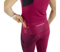 Придбати - жіночі штани  Штани Dynafit Ultra Graphic Long Tights Wms 71441 6212 - S - бордовий (016.002.2384) (840031-01)