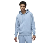 Придбати - чоловічу толстовку  Чоловіча толстовка Jordan Essentials Fleece Full-Zip 2XL Блакитний (FJ7771-436)