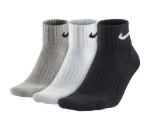 Придбати - чоловічу шкарпетку  Шкарпетки Nike U NK V CUSH ANKLE-3PR VALUE SX4926-901 38-42 3 пари Чорний/Білий/Сірий (887232701130) (768120-01)