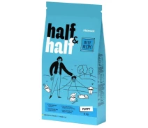 Придбати - корм для собаки  Сухий корм для цуценят всіх порід Half&Half Puppy з яловичиною 2 кг (20703)