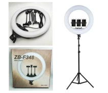 Придбати - кільцеве світло  Професійна світлодіодна кільцева лампа ZB-F348 45см 55Вт на 512 світлодіодів зі штативом і чохлом (3 крепл. Тел)