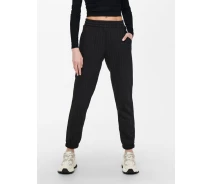 Придбати - жіночі штани  Штани ONPOMRAN AOP HW BRUSH SWEAT PNT 15236742-Black-AOP:w. Blue Graphite AOP Only Play L Чорний