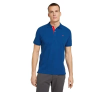 Придбати - чоловіче поло  Поло basic polo with contrast 1027713XX1011132 Tom Tailor XXXL Синій