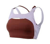 Придбати - жіночий топ  Топ жіночий Nike NY INDY ST NOV BRA SP22 коричневий DM0645-217 Розмір M (DM0645-217_M)