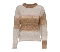 Придбати - жіночий пуловер  Пуловер ONLGRACE LIFE L/S PULLOVER EX KNT 15231323-Toasted Coconut-Detail:W. MELANGE ONLY S Коричневий