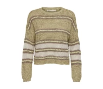 Придбати - жіночий пуловер  Пуловер ONLINA L/S PULLOVER CC KNT 15229820-Mellow Yellow-Detail:W. PUMICE STONE / TO ONLY XS Бежевий