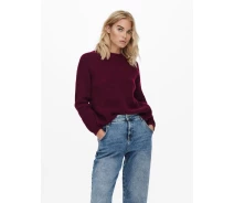 Придбати - жіночий пуловер  Пуловер ONLJADE L/S PULLOVER KNT NOOS 15179813-Merlot ONLY L Бордовий