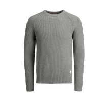 Придбати - чоловічий джемпер  Джемпер JORFUEL KNIT CREW NECK LTN 12180413 Light Grey Jack & Jones XXL Сірий