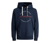 Придбати - чоловічу толстовку  Толстовка JJHERRO SWEAT HOOD 12188849-Navy Blazer-Fit:SWEAT Jack & Jones L Темно-синій