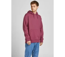 Придбати - чоловічу толстовку  Толстовка JJESOFT SWEAT HOOD NOOS 12161145-Hawthorn Rose-Fit:Relaxed Jack & Jones XXL Бордовий