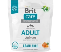 Придбати - корм для собаки  Сухий корм для собак Brit Care Dog Grain-free Adult для малих та середніх порід з лососем 1 кг (8595602558858) (678785-01)