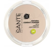 Придбати - пудру для обличчя  Пудра для обличчя Sante Natural Compact Powder 01 - Cool Ivory 9 г (4025089085379)