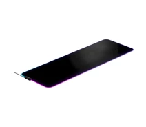 Придбати - килимок для мишки  Ігрова поверхня SteelSeries QcK Prism XL Cloth 90х30см із підсвічуванням Чорний (63826)