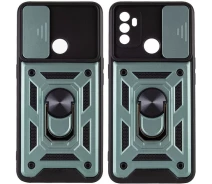 Придбати -  Удароміцний чохол Camshield Serge Ring for Magnet для Oppo A53 (Зелений) (100079421)