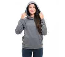 Придбати - жіночу спортивну кофту  Кофта Фліс ж Turbat Porto Houdi Wmn steel gray - L - темно-сірий меланж
