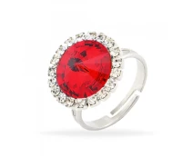 Придбати - каблучку біжутерію  Кільце з кристалами Swarovski (830013)