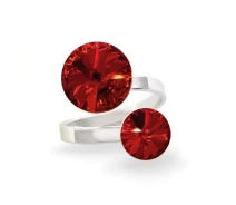 Придбати - каблучку біжутерію  Кільце з кристалами Swarovski (853921)