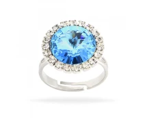 Придбати - каблучку біжутерію  Кільце з кристалами Swarovski (829999)