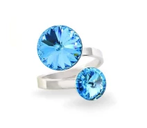 Придбати - каблучку біжутерію  Кільце з кристалами Swarovski (1312641)