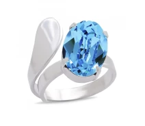 Придбати - каблучку біжутерію  Кільце з кристалом Swarovski (829434)