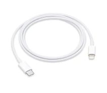 Придбати - кабель та перехідник  Кабель USB-C на Lightning (1 m) для Apple (OEM) (white)