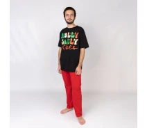 Придбати - чоловічу піжаму  Піжама Dexter’s чоловіча з новорічним принтом holly jolly L Різнокольоровий